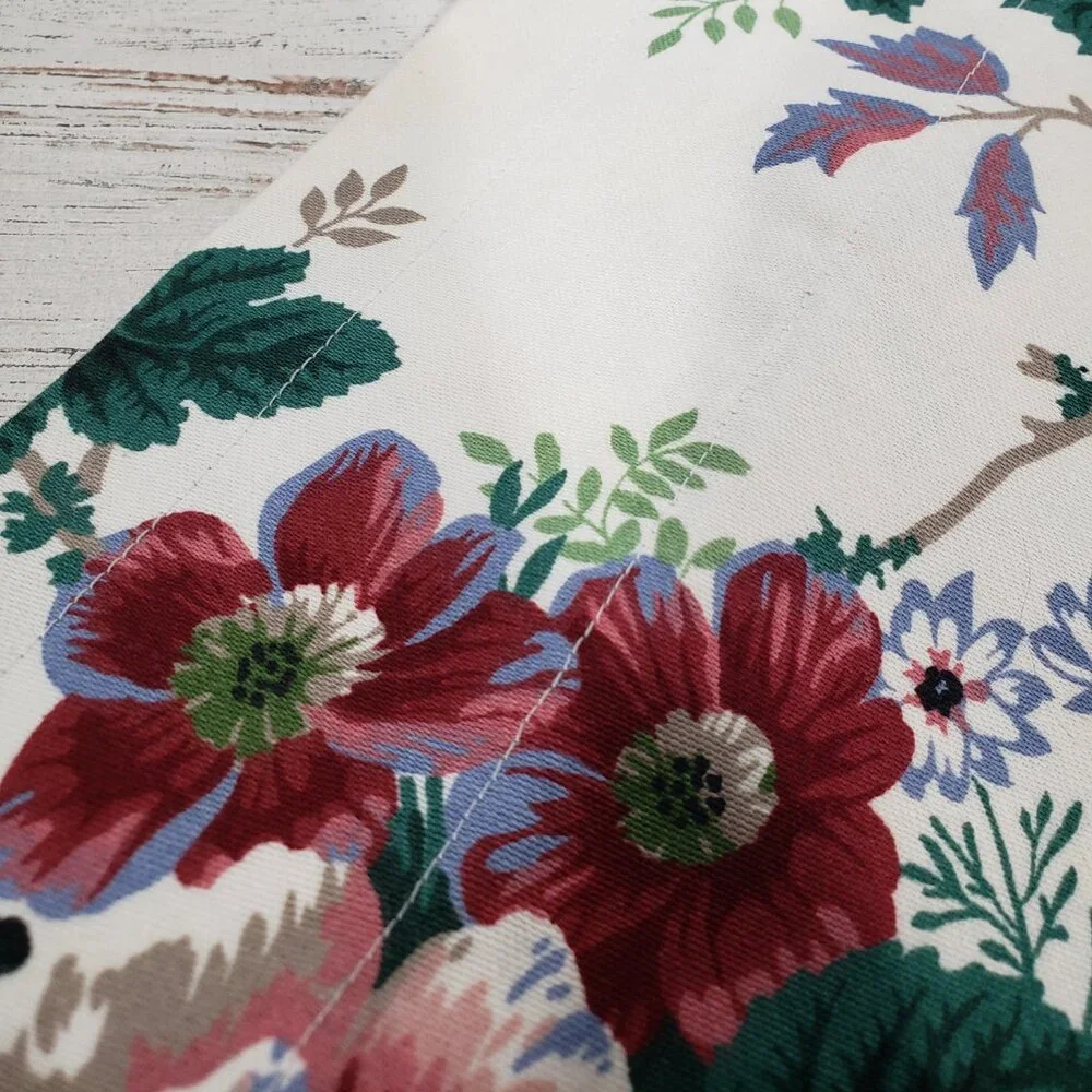 Cotton Curtain Valance  Floral with Grapes 52